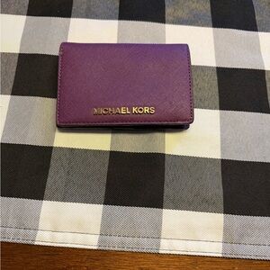 Michael Kors Violet Card Holder